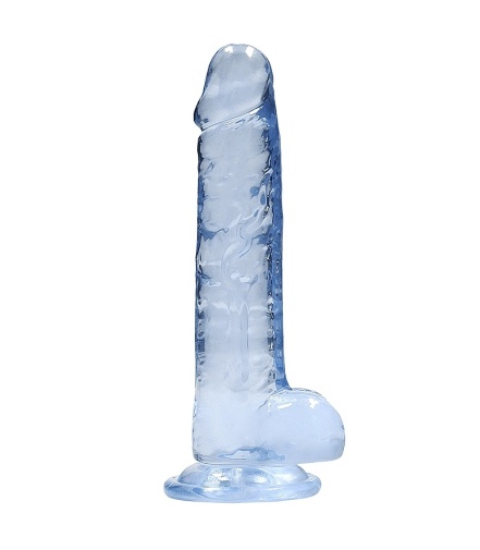 RealRock - 7" Realistic Dildo w Balls - Blue 照片