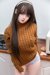 Xiaying 陽光火辣性感女模特 C罩杯 柔軟矽膠仿真性愛娃娃 148 cm 照片