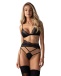 Obsessive - Lobellis 3 pcs Set - Black - XS/S photo