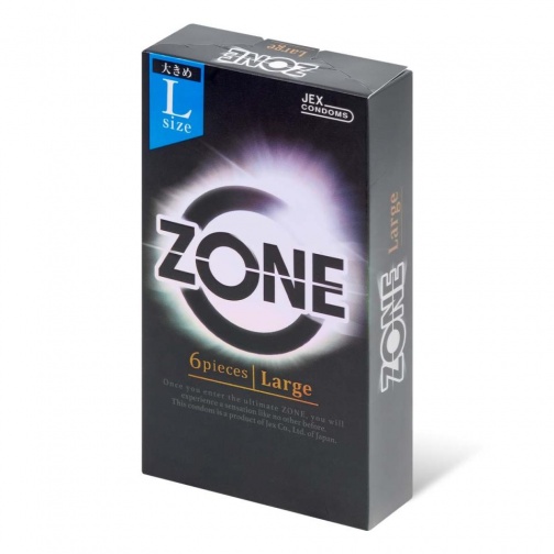 Jex - ZONE 大碼乳膠安全套 6片裝 照片