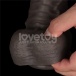 Lovetoy - 16" Dual Layered King Sized Cock - Black photo-14