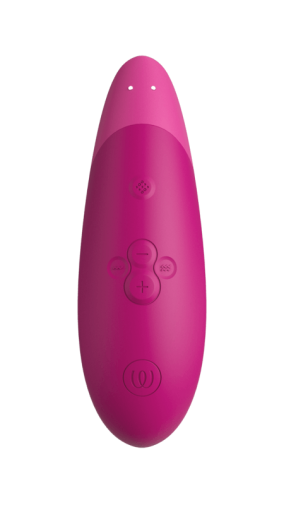 Womanizer - Enhance Pleasure Air & Deep Vibration Clit Stimulator - Vibrant Pink photo