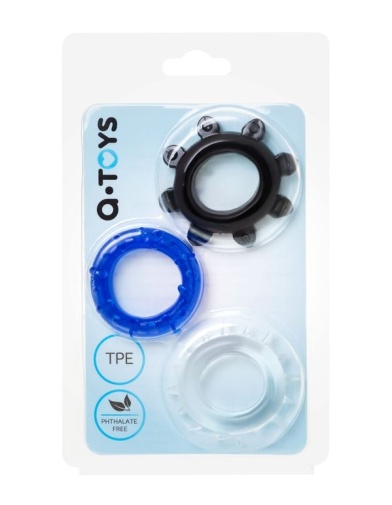 A-Toys - Cock Rings Set 3pcs photo