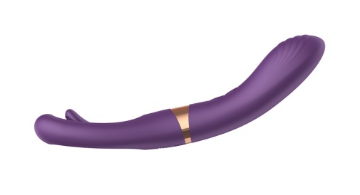 Secwell - Lisa Flicking Dual Vibrator - Purple 照片