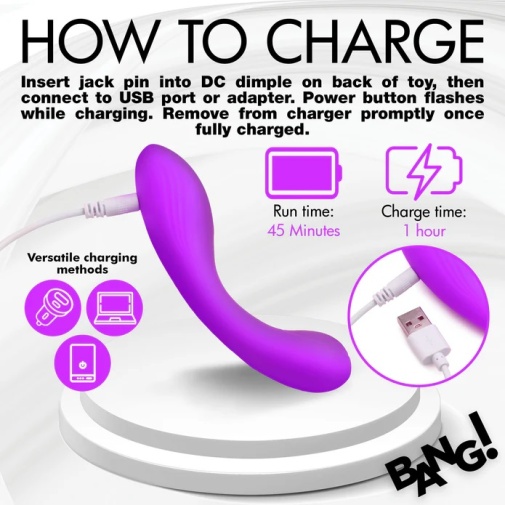 Bang! - G-Spot Vibrator - Purple 照片