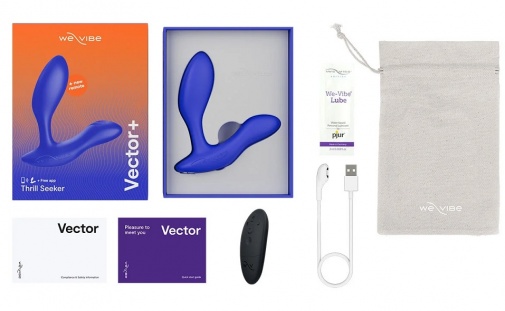 We-Vibe - Vector Plus Vibrating Prostate Massager - Royal Blue photo