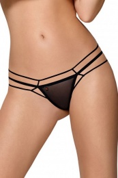 Obsessive - 875-THO-1 Thong - Black - S/M photo