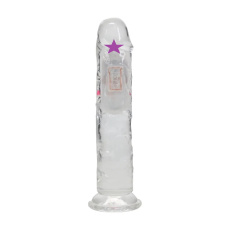 RealRock - 7" LED Vibro Dildo - Clear 照片