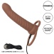 CEN - Maxx Ribbed Vibro Dual Penetrator - Brown photo-7