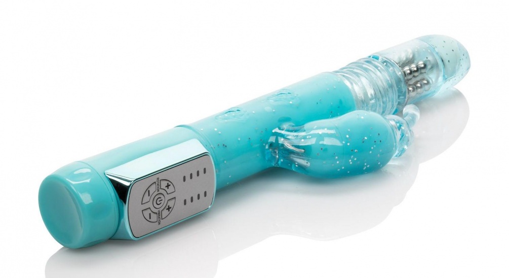 Bring thrilling fantasies to life this powerful vibrating ma... CEN - Dazzle Xtreme Thruster - Blue photo-5