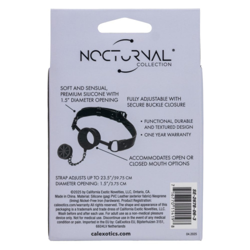 CEN - Nocturnal Stopper Gag - Black photo