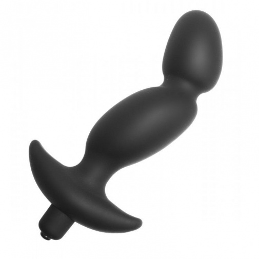 Prostatic Play - Endeavour Prostate Explorer Vibrating Silicone - Black photo