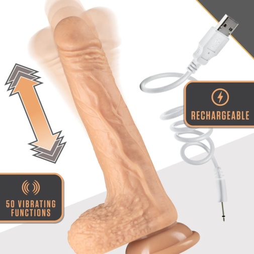 Dr. Skin - Dr. Grey Dildo 18cm - Vanilla 照片