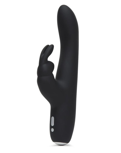 Fifty Shades of Grey - Greedy Girl Slimline Rabbit Vibrator - Black photo