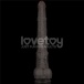 Lovetoy - 16" Dual Layered King Sized Cock - Black photo-4