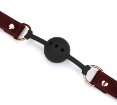 Liebe Seele - Metallic Shade Ball Gag - Burgundy photo