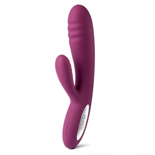 SVAKOM - Adonis Ribbed Warming Vibrator - Violet photo