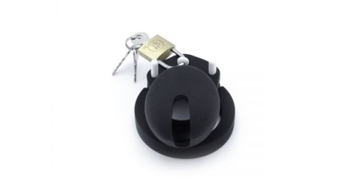 Kiotos - Silicone Chastity Cage - Black 照片