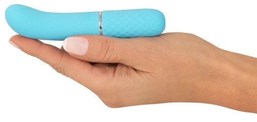 Cuties - Mini Curved Vibrator - Blue photo