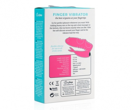 Easytoys - Finger Vibrator - Pink photo