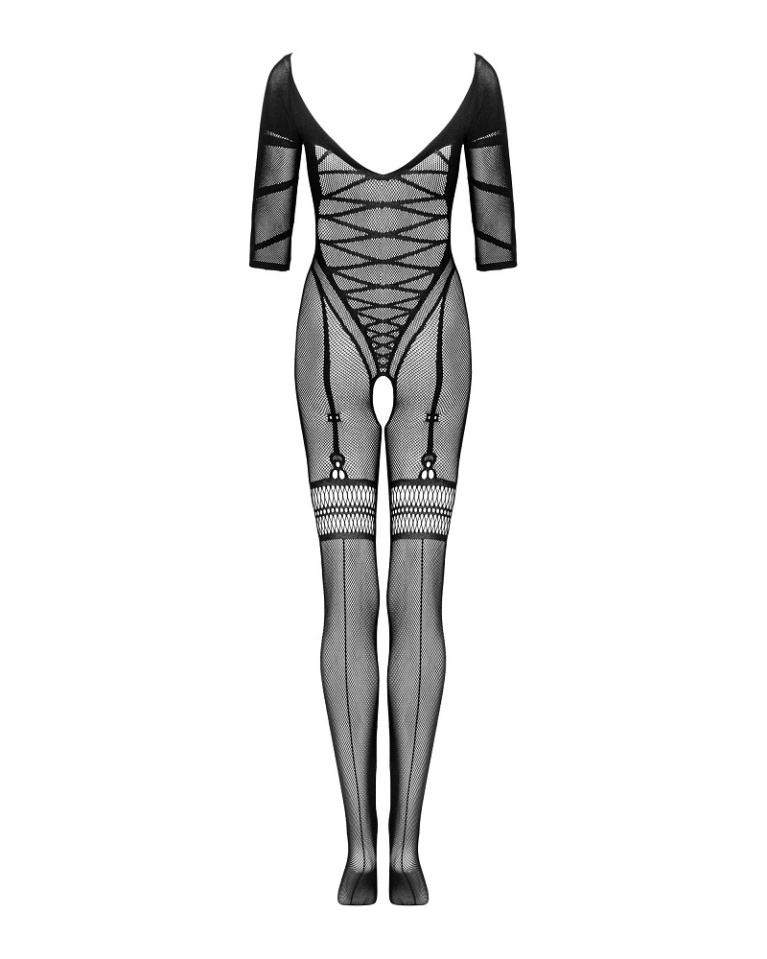 Obsessive - Bodystocking G329 - Black - S/M/L photo