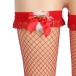 Ohyeah - Bow Mesh Stocking - Red - XL 照片-6