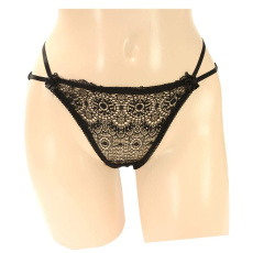 NPG - P120 Lace Sexy Panties - Black photo