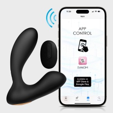 SVAKOM - Vick APP Prostate Perineum Vibrator - Black photo