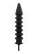 Hidden Desire - Expert Ribbed Inflatable Plug - Black 照片-4