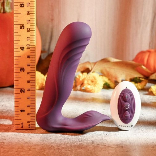 Gender X - Velvet Hammer Vibrator - Purple photo