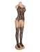 Ohyeah - Sexy Jacquard Bodystocking - Black 照片-7