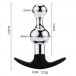 MT - Silicone Anchor Anal Plug w 2 Balls photo-3