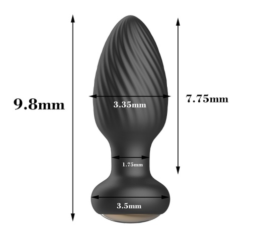 Secwell - Climax Light Thrusting Plug - Black 照片