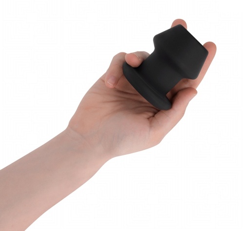 Addicted Toys - Extreme Hollow Anal Plug S - Black photo