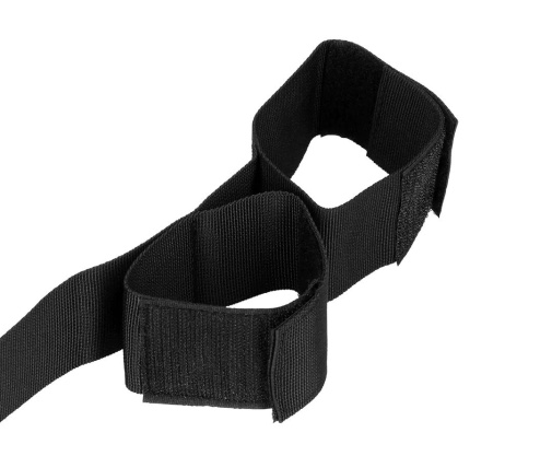 Ouch - Adjustable Hand & Ankle Restraints Set - Black photo