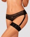 Obsessive - Lanelia Garter Panties - Black - XL/XXL photo-2