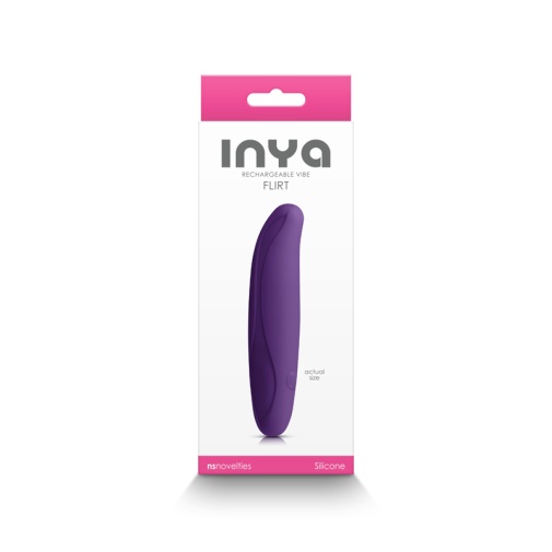 NS Novelties - INYA Flirt 迷你震動器 - 深紫色 照片