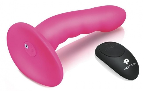 Pegasus - 6'' Curved Ripple Wireless Remote Control w/Harness - Pink photo