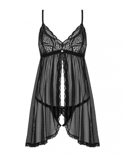 Obsessive - Sedila 連身裙 - 黑色 - 雙大碼/三加大碼 照片