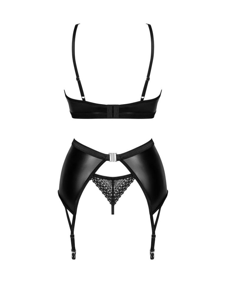 Obsessive - Norides 3pcs Set - Black - M/L photo