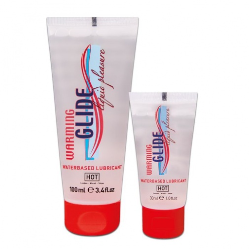 Hot - Glide Liquid Pleasure Warming Lube Water-Based - 100ml photo