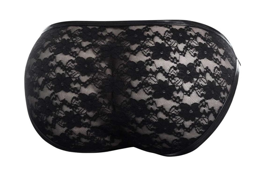 Elevate Your Style and Comfort with L4CE Bikini Bulge-Black ... Cut4men - Lace Bikini Bulge - Black - M photo-4