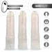 Cock Miller - 20.5cm 可遥控 发光震动假阳具 - 珍珠色 照片-4