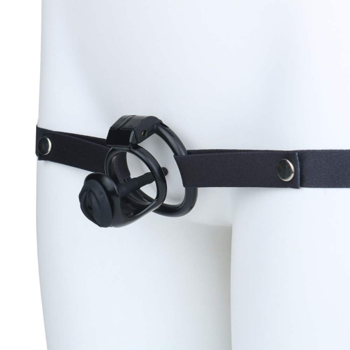 FAAK - Resin Chastity Cage w Catheter & Belt photo
