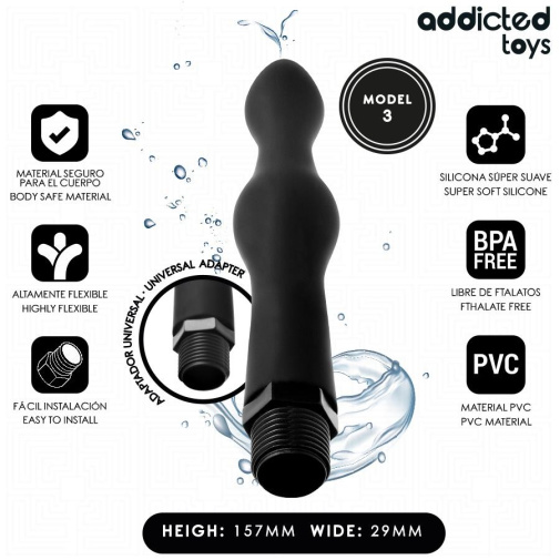 Addicted Toys - #3 Travel Anal Douche - Black 照片