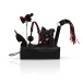 Bedroom Fantasies - Crimson & Ebony SM Set 8pcs - Black/Red 照片