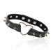 Master Series - Spiked Heart Choker - Black 照片