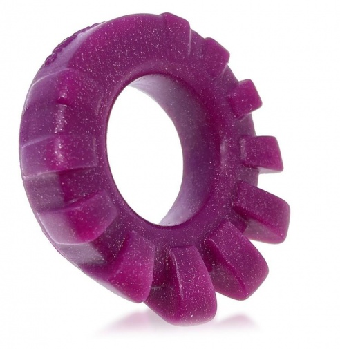  Oxballs - Cock Lug Lugged  阴茎环 - 紫色 照片