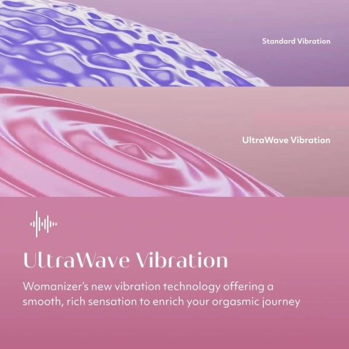 Womanizer - Vibe UltraWave Clitoral Vibrator - Dusky Pink photo