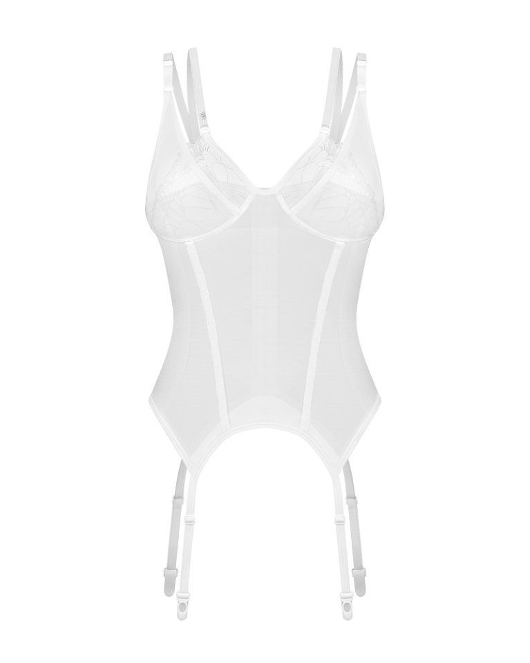 Obsessive - Arrowel 透视东身衣 - 白色 - 大码/加大码 照片